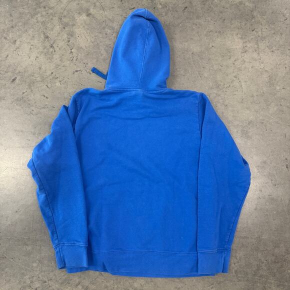 Vintage Y2K The North Face Blue Hoodie Sweatshirt Pullover Men's Medium - Picture 2 of 5